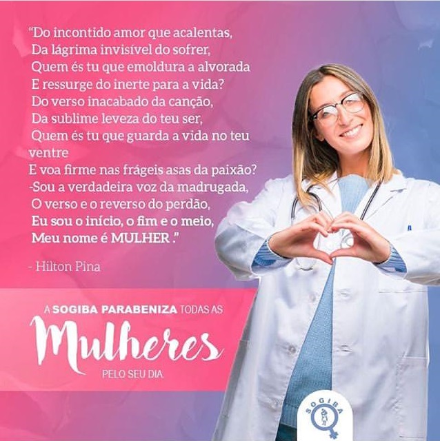 Imagem A Sogiba Parabeniza todas as mulheres pelo seu dia !