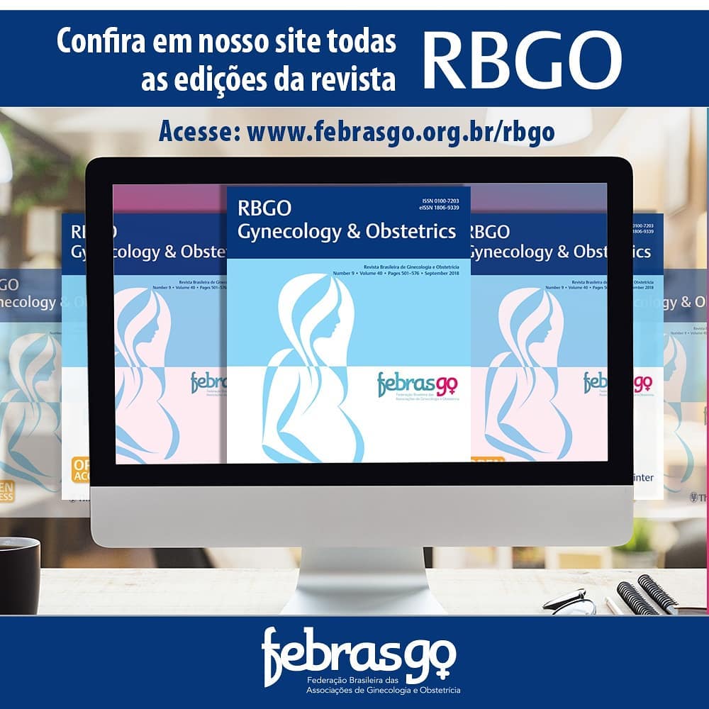 Imagem Confira no site da Febrasgo todas as edições da revista RBGO