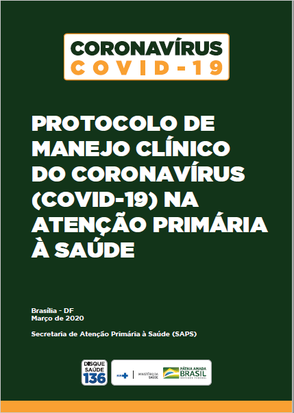 Imagem Confira o Protocolo de manejo clínico do Coronavírus (Covid-19) na atenção primária a saúde