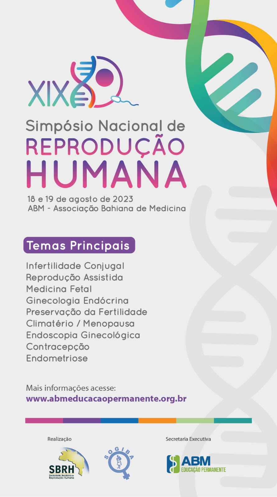 Imagem XIX Simpósio Nacional de Reprodução Humana